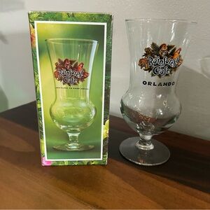 Rainforest Cafe Orlando Hurricane Glass New in Box Collectible Souvenir